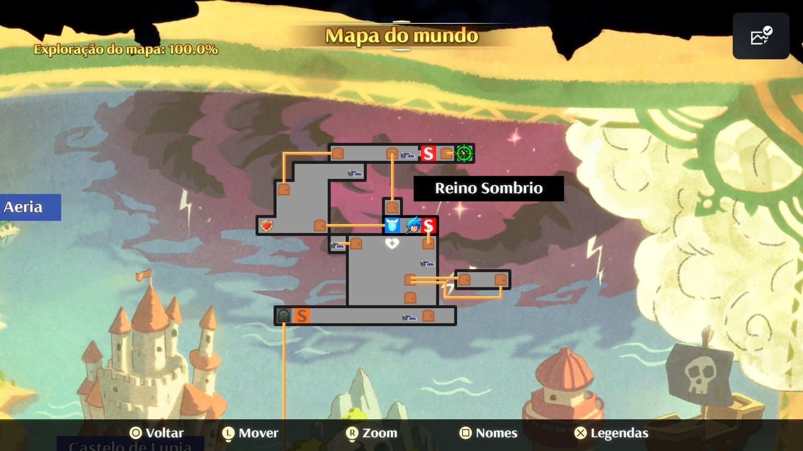 Localização no mapa